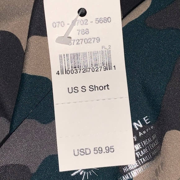 Aerie Offline Real Me High Waisted| Crossover Camo Print Flare Legging NEW! - Picture 9 of 9